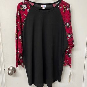 Lularoe Disney Minnie Mouse Randy 3/4 Sleeve